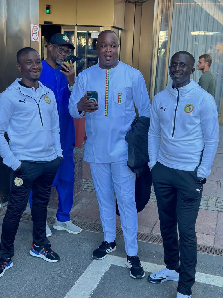 Membres de la délégation sénégalaise réunis